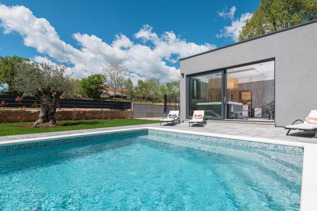 Green Luxury II With Heated Pool, Jacuzzi & Sauna Ruzici  Eksteriør bilde